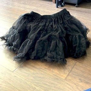 Black Short Petticoat
